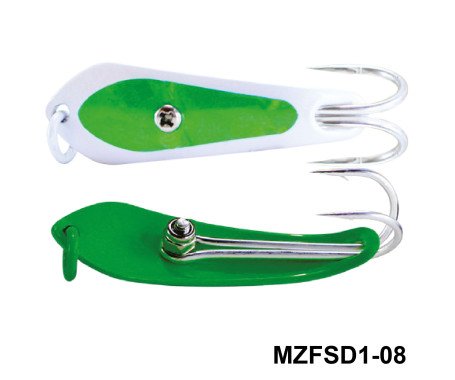 AQUA MARINE - Fishing Spoon with Double Hooks - (Size: 1)